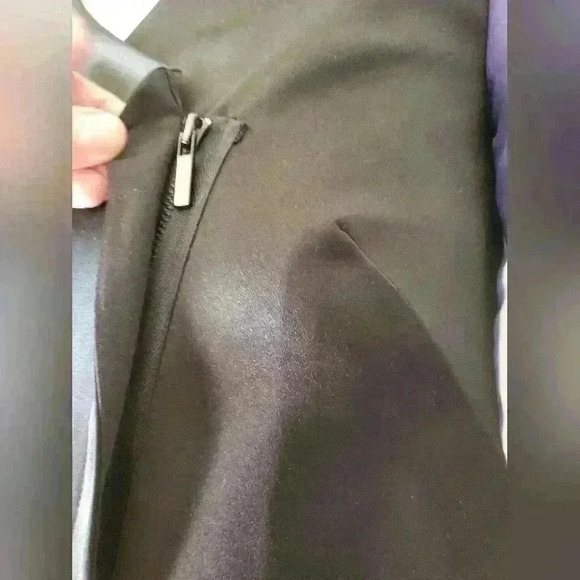 RACHEL ROY colorblock asymmetrical cropped purple  and black blazer. Size 0 - Picture 3 of 10